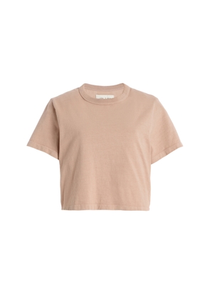 Les Tien Daria Cropped Cotton T-Shirt - Moda Operandi