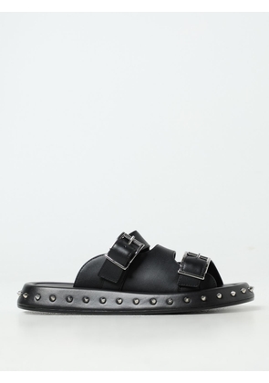 Flat Sandal MCQUEEN Woman color Black