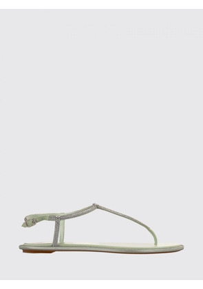 Heeled Sandal RENE CAOVILLA Woman color Green