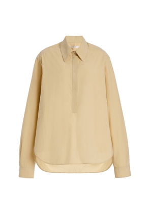 The Row Margan Cotton-Poplin Pullover Shirt - Moda Operandi