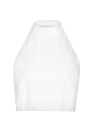 ALAÏA Cotton Tuxedo Bib - Moda Operandi