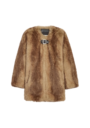 Apparis Petra Mink Faux Fur Coat - Moda Operandi