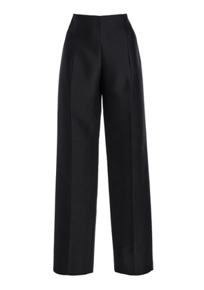 Toteme Slim Wool-Silk Straight-Leg Pants - Moda Operandi