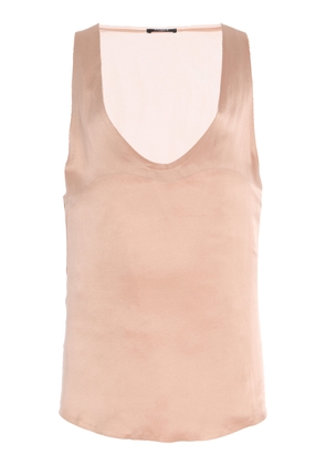 Balmain Silk-Crepe Top - Moda Operandi