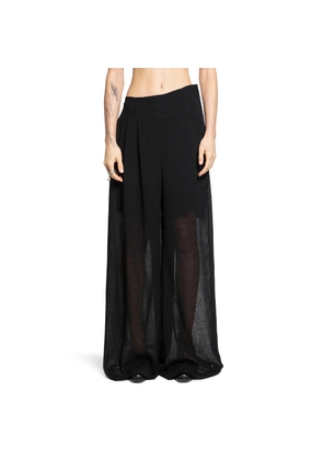 Nylon Sheer Wide Leg Pants