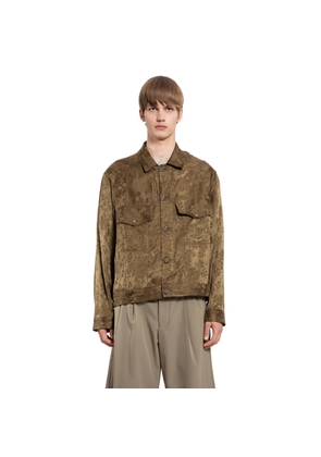 Floral Jacquard Worker Jacket