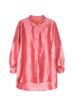 Coniglio Palm Beach Classic Relaxed Silk Button-Down Shirt - Moda Operandi