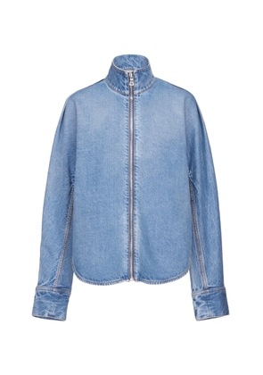 ALAÏA Zipped Denim Shirt - Moda Operandi