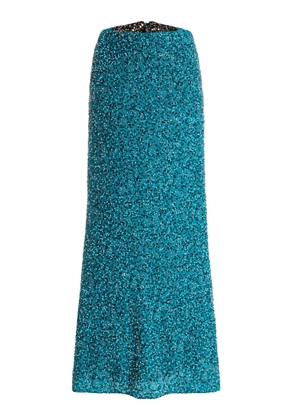 Rabanne Embellished Crepe Midi Skirt - Moda Operandi