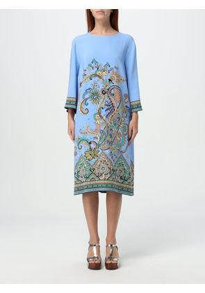 Dress ETRO Woman color Gnawed Blue