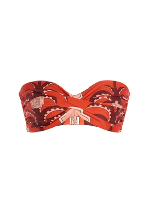 Johanna Ortiz Sea Sprite Twisted Bandeau Bikini Top - Moda Operandi
