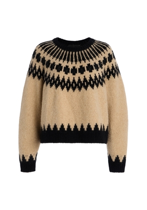 NILI LOTAN Alena Fair Isle Wool-Blend Sweater - Moda Operandi