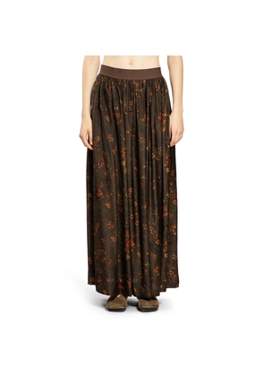 UMA WANG WOMAN BROWN SKIRTS
