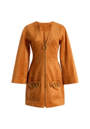 Alexis Anesa Faux Suede Mini Dress - Moda Operandi