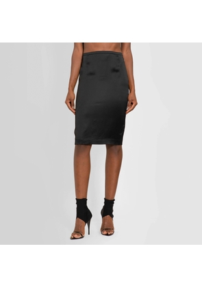SAINT LAURENT WOMAN BLACK SKIRTS