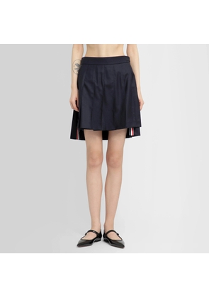 Dropped Back Pleated Mini Skirt