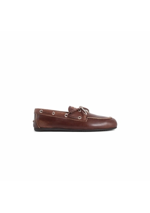 Unlined bleached leather loafers