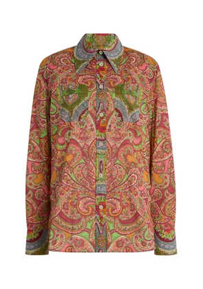 Valentino Garavani Paisley Cotton Shirt - Moda Operandi