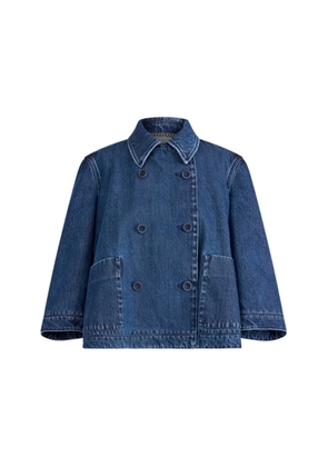 Altuzarra Hayden Cropped Organic Denim Jacket - Moda Operandi