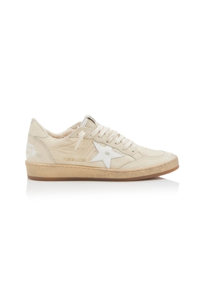 Golden Goose Ball Star Leather-Trimmed Nylon Sneakers - Moda Operandi