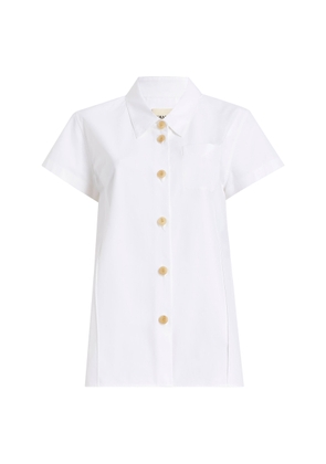 Khaite Keefe Cotton Poplin Shirt - Moda Operandi