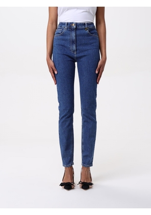 Jeans ELISABETTA FRANCHI Woman color Gnawed Blue
