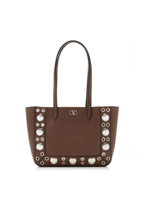 Valentino Garavani Nellcote Mini Studded Leather Tote Bag - Moda Operandi