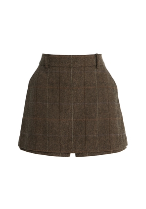 Favorite Daughter Wool Herringbone Spencer Skort - Moda Operandi