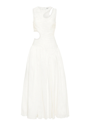 Aje Jolie Abstract Cut Out Midi Dress - Moda Operandi