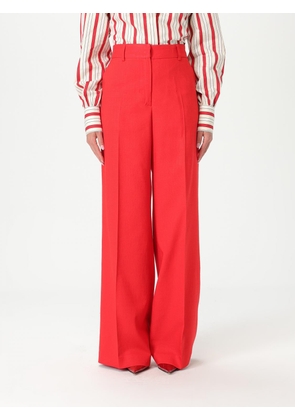 Pants MSGM Woman color Red