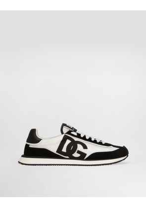 Dolce & Gabbana Mixed-material Dg Cushion Sneakers - Man Sneakers Multicolor 39