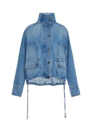 Brandon Maxwell The Harper Denim Balloon Jacket - Moda Operandi