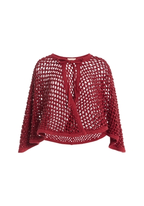 Diotima Exclusive Crystal-Embellished Knit Capelet - Moda Operandi