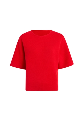 Khaite Warren Compact Merino Wool T-Shirt - Moda Operandi