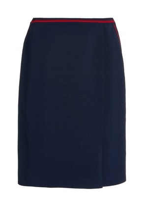 Miu Miu Flared Stripe-Detail Knit Skirt - Moda Operandi