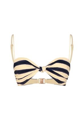 Johanna Ortiz Bandana Marina Striped Bikini Top - Moda Operandi