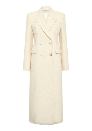 Gabriela Hearst Julien Wool; Cashmere And Silk Double-Breasted Coat - Moda Operandi