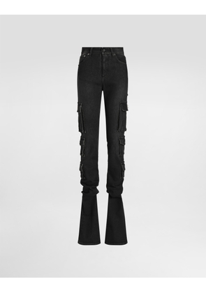 Dolce & Gabbana Denim Trousers - Woman Denim And Jeans Multi-colored 40