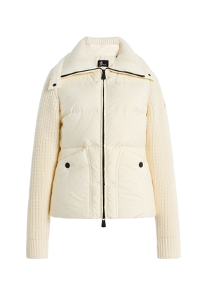 Moncler Grenoble Down Wool Zip-Up Cardigan - Moda Operandi