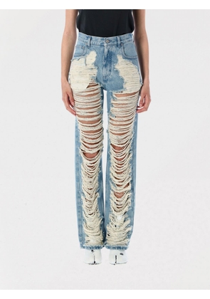 Jeans MM6 MAISON MARGIELA Woman color Denim