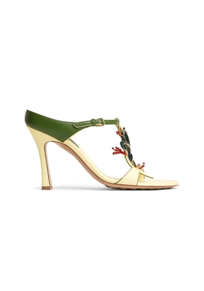 Bottega Veneta Frog-Embellished Leather Sandals - Moda Operandi