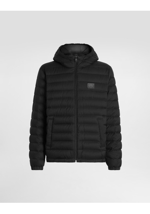 Dolce & Gabbana Hooded Padded Jacket - Man Coats And Jackets Black 52