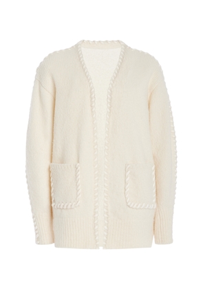 Aisling Camps Whip-Stitched Wool-Blend Knit Cardigan - Moda Operandi