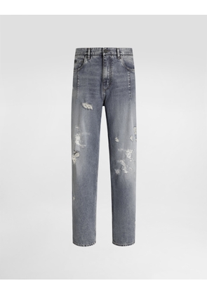 Dolce & Gabbana Denim Trousers - Man Denim Multi-colored 50