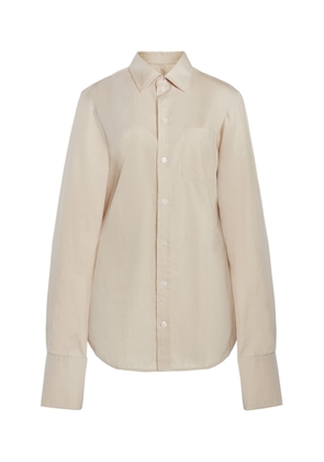 Victoria Beckham Tab-Detailed Cotton Shirt - Moda Operandi