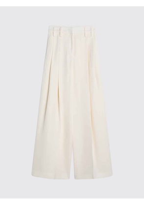 Pants JIL SANDER Woman color Yellow Cream