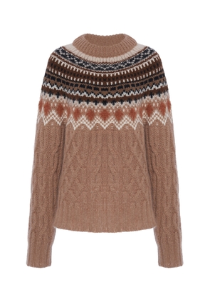 Moncler Grenoble Knit Wool-Mohair Sweater - Moda Operandi
