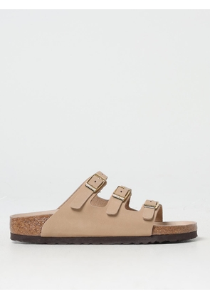 Heeled Sandal BIRKENSTOCK Woman color Beige