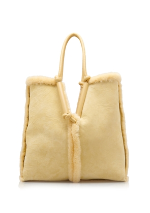 Bottega Veneta Reversible Oversized Shearling Tote Bag - Moda Operandi