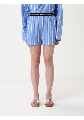 Shorts MSGM Woman color Blue